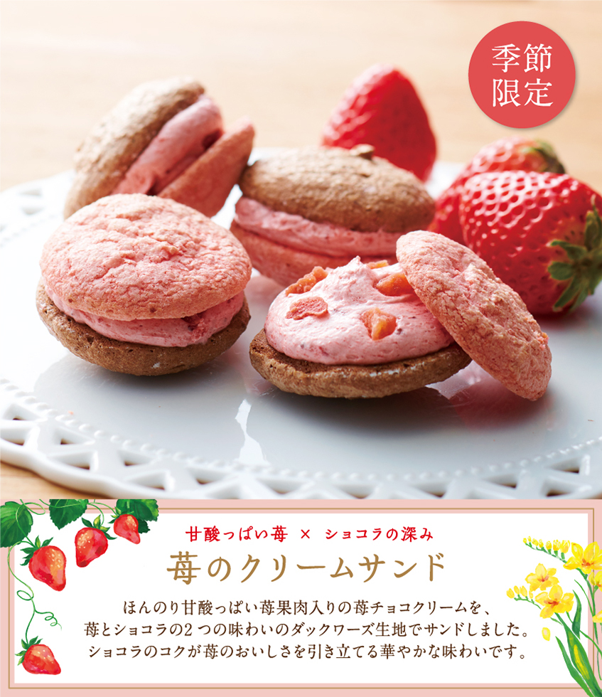苺のお菓子[季節限定]｜アンテノール・オンラインショップ